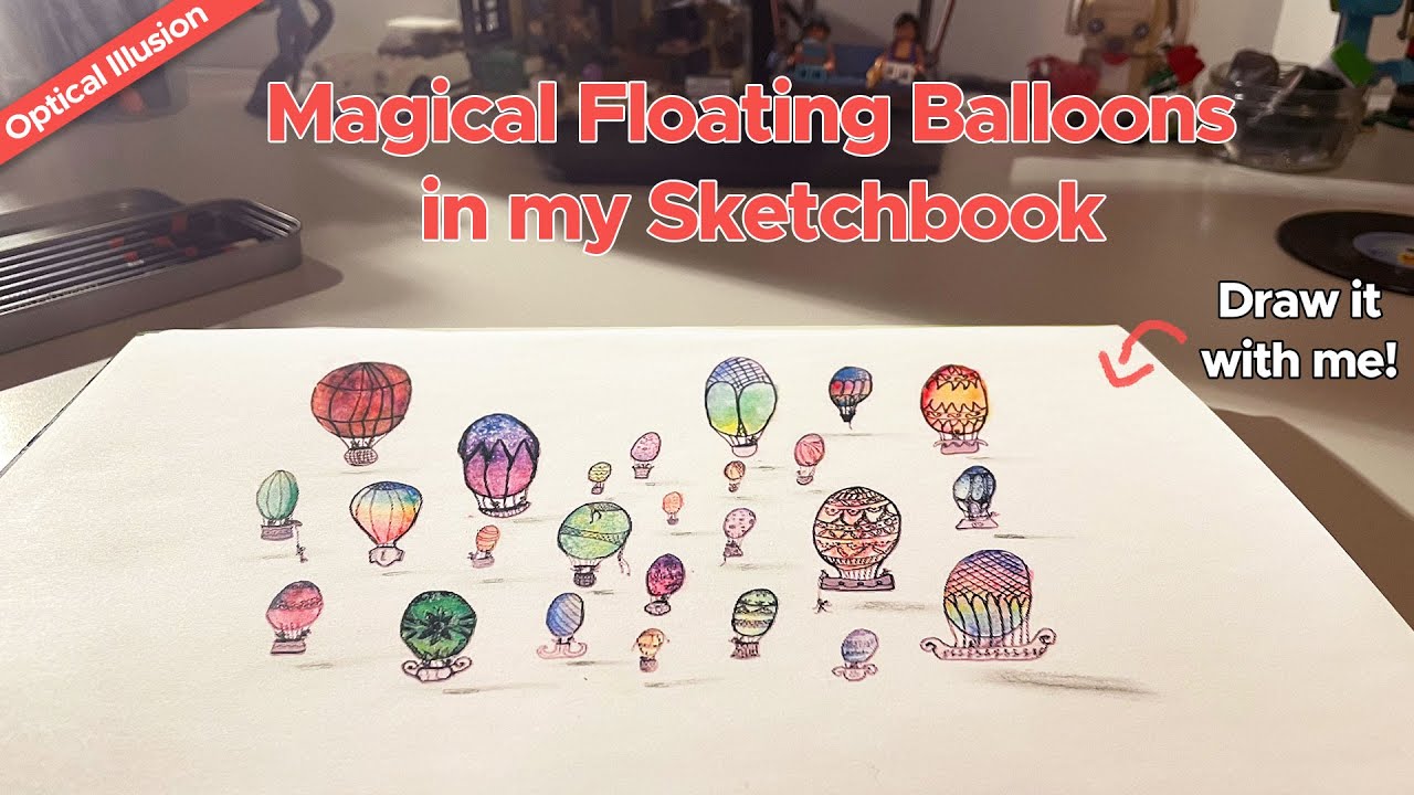 Floating Balloons | 3D Art