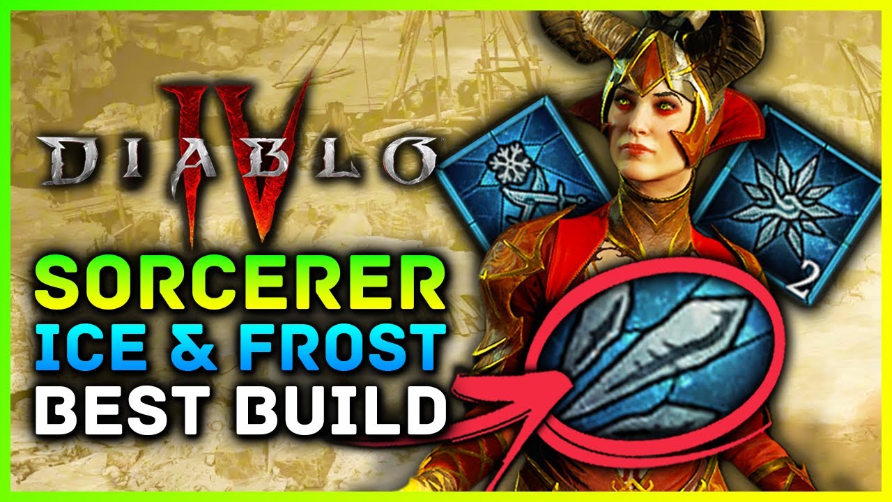 Diablo 4 - Best Sorcerer Endgame Build! MASSIVE Frost & Ice Damage Skills, Tips, Impressions & Gear