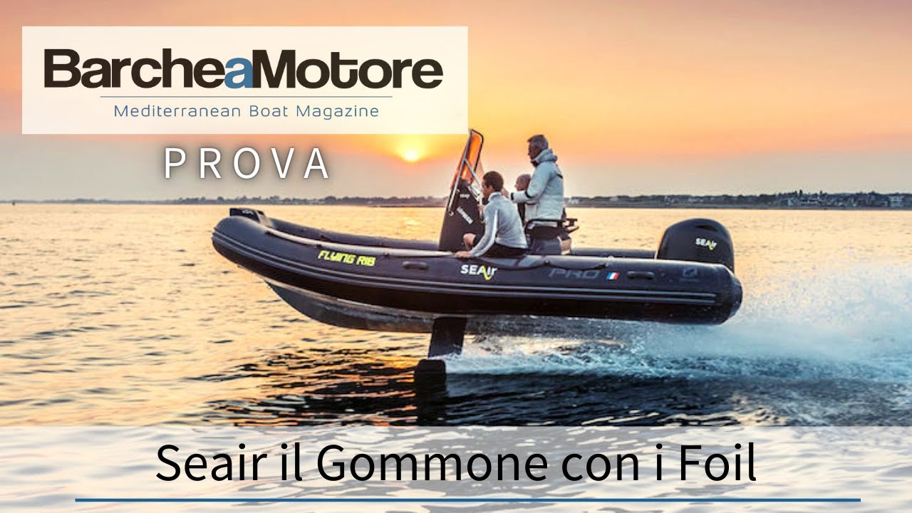 Seair il gommone con i foil