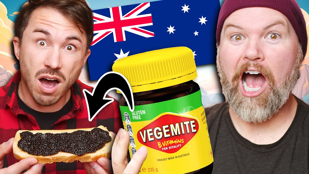 Americans Try Iconic Australian Vegemite Snacks for the First Time