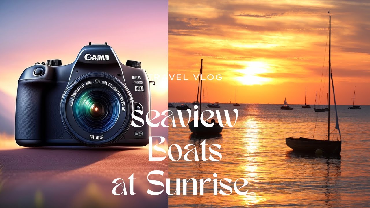 Seaview boats at sunrise and Ryde geese at Sunset 