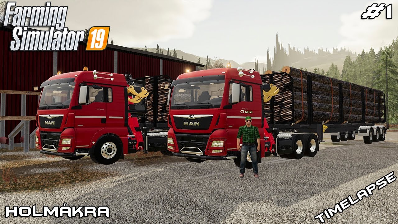 Forestry with Chata | Holmåkra | Farming Simulator 19 | Episode 1