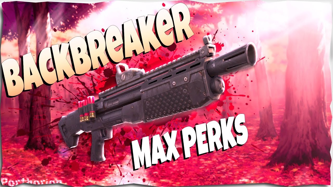 *MAX* Backbreaker Legendary Perks | Sunbeam Weapon Review | Fortnite Save The World