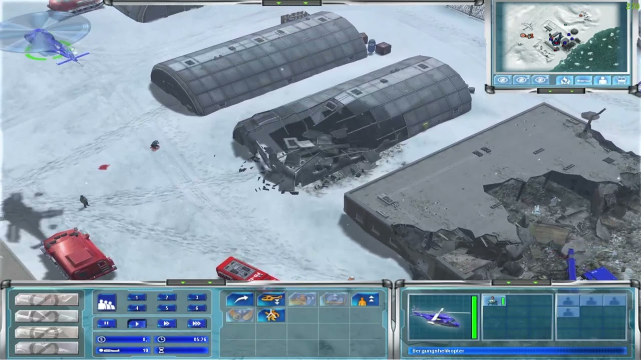 Lets Play Emergency 4 Mission 10 Explosion vernichtet Polarstation [Deutsch]