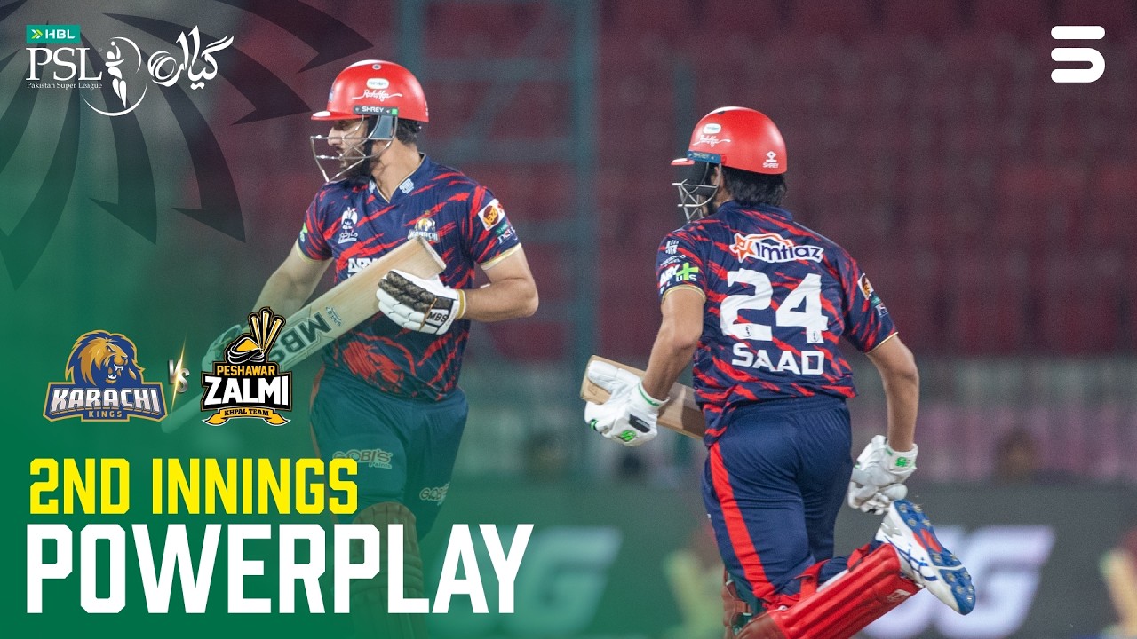 2nd Innings Powerplay | Karachi Kings vs Peshawar Zalmi | Urdu | Match 17 | HBL PSL 11 | MZB1U