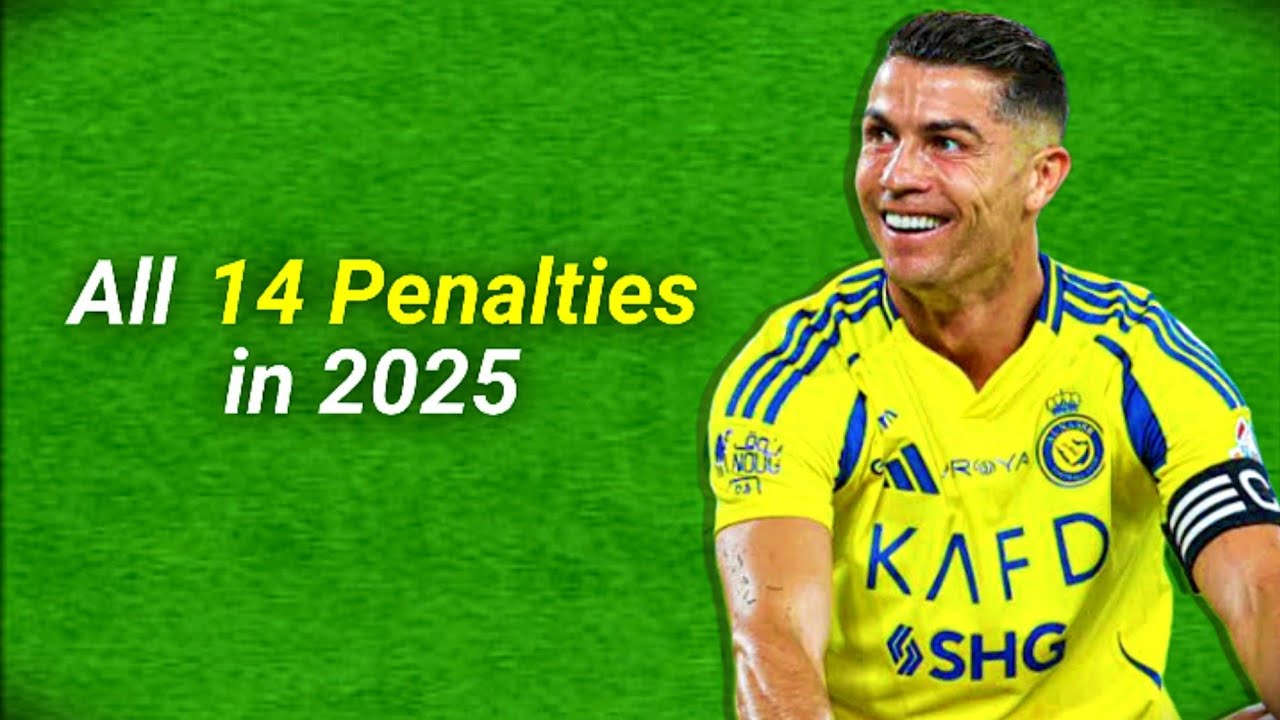Cristiano Ronaldo - All 14 Penalty Kicks in 2025