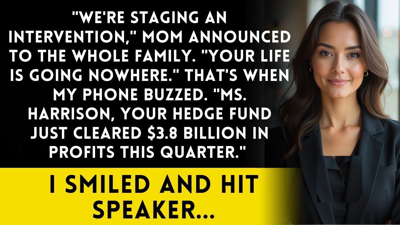 Mom Called A Family Meeting About My Wasted Potential—Then The Investment Banker Called
