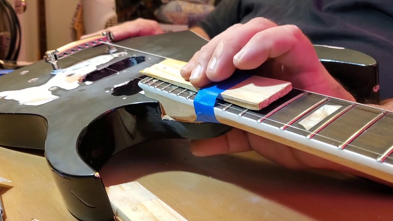 Ibanez Gio Goldtop Build, Part 7: Bolt-On to Set Neck Conversion...Or Something Like It...