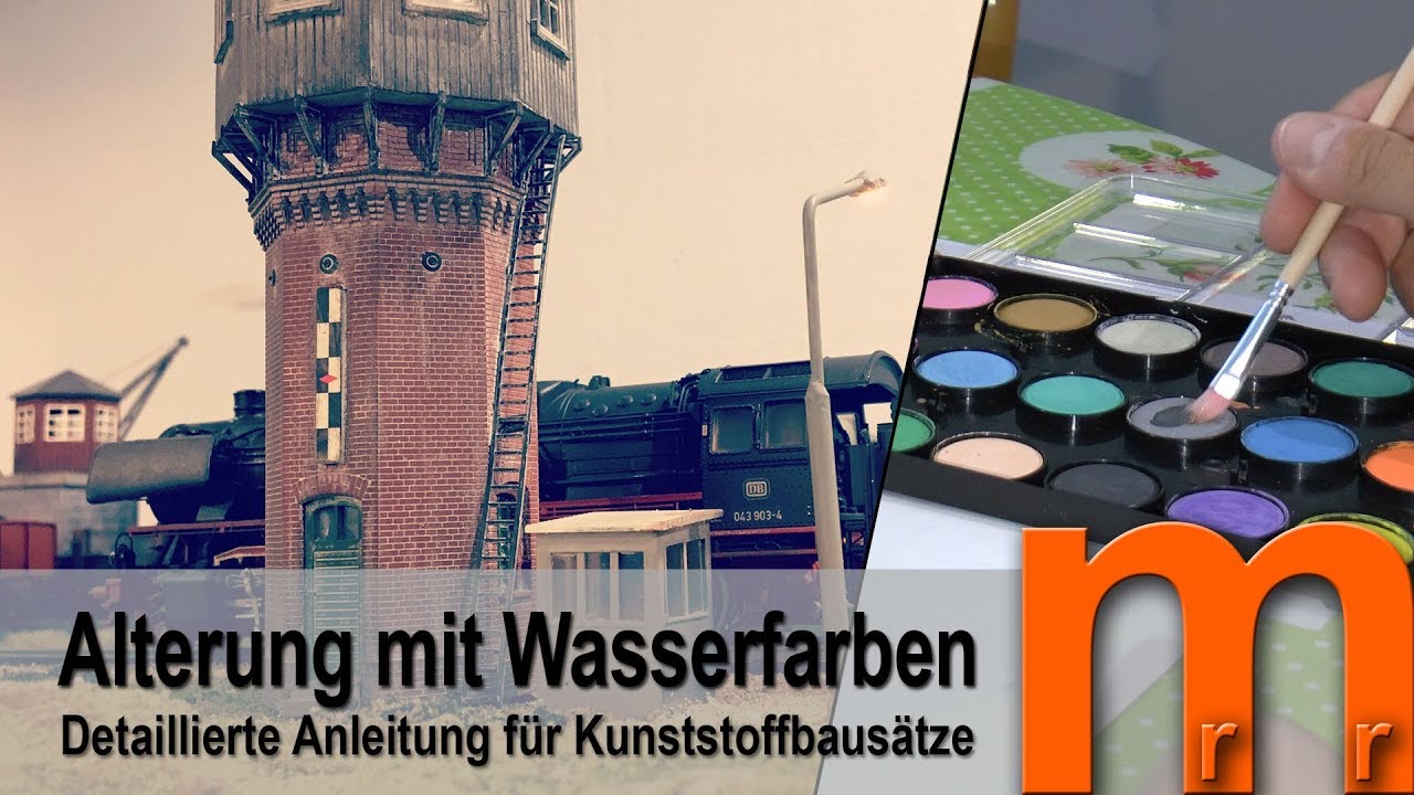 Alterung mit Wasserfarben