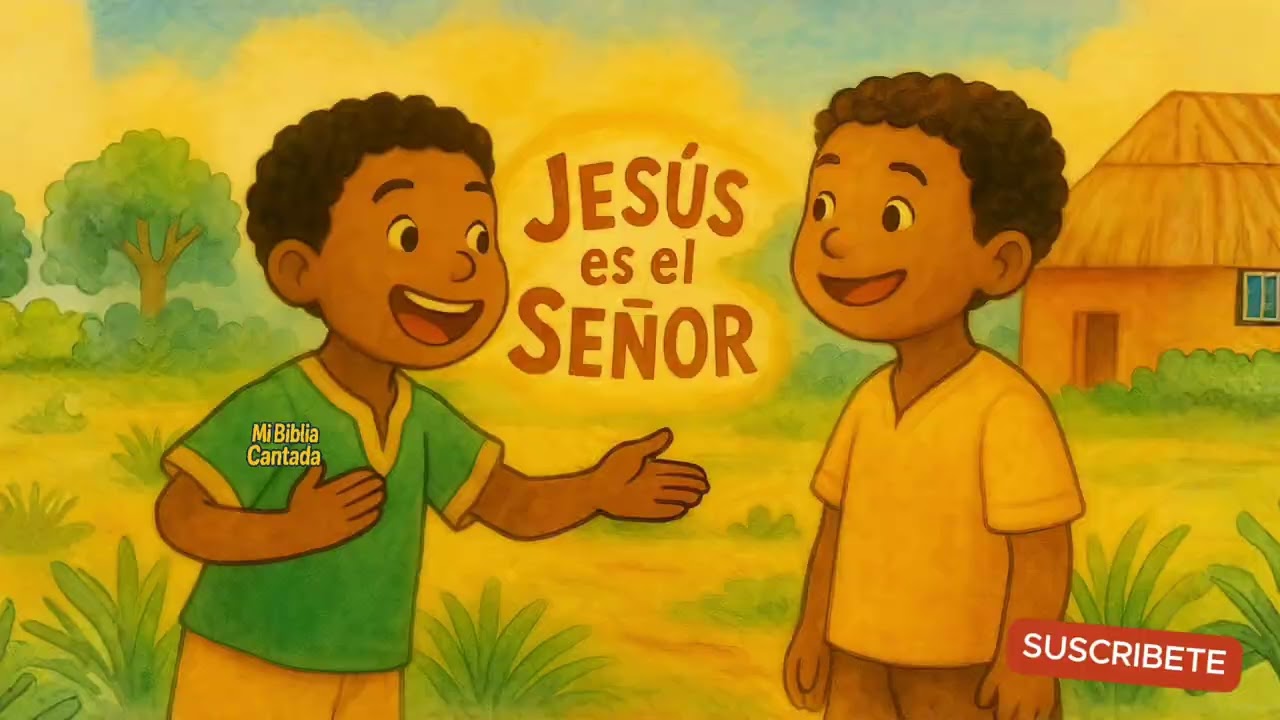 35.Jesús es el Señor – Romanos 10:9 en Canción: Jesus Is Lord  Scripture Song for kids