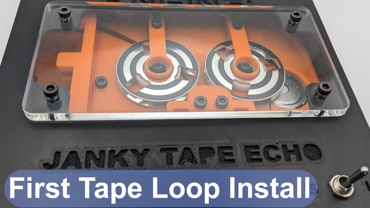 Janky Tape Echo - First Tape Loop Install - Indifferent Engine