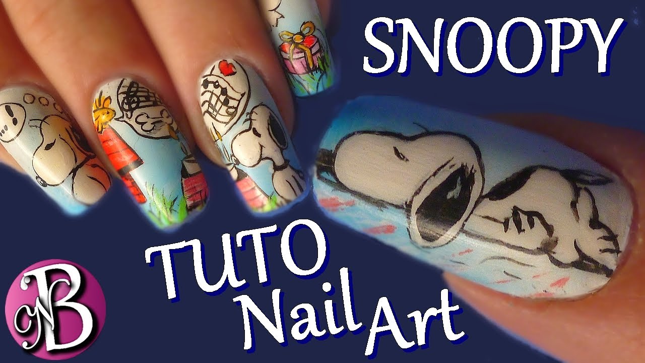 Nail art - BD SNOOPY ! Bande dessinée, petit chien