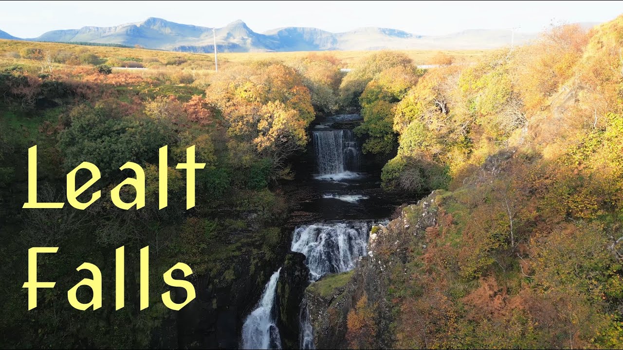 Lealt Falls - Isle of Skye - Scotland | 4K | DJI Mini 3 Pro