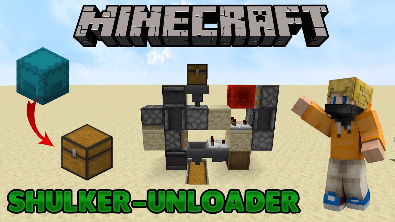 Wie baut man einen Shulker-Entlader?