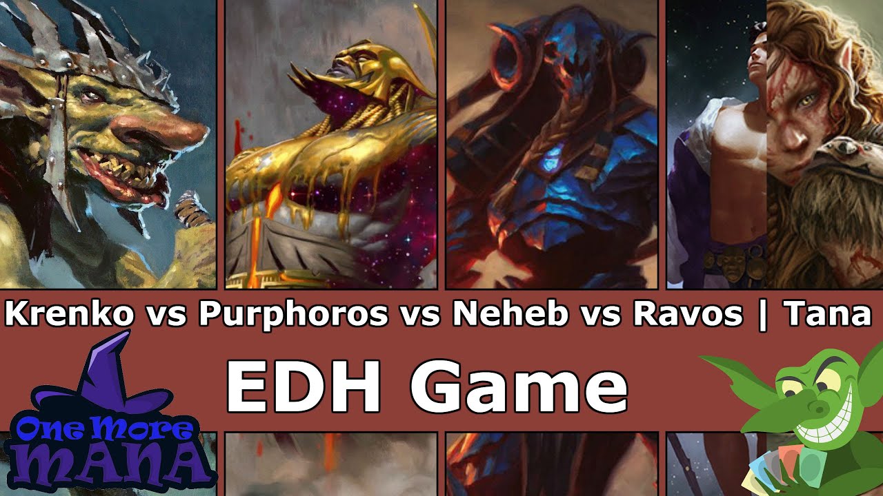 Krenko vs Purphoros vs Neheb vs Ravos | Tana EDH / CMDR game play for Magic: The Gathering