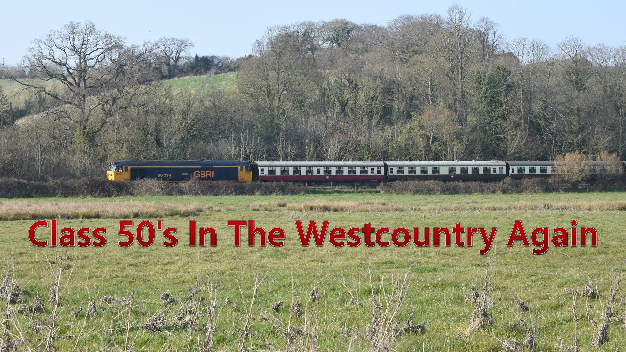 Class 50 Uk Railtours 50007 & 50049 at Crediton Railway Station