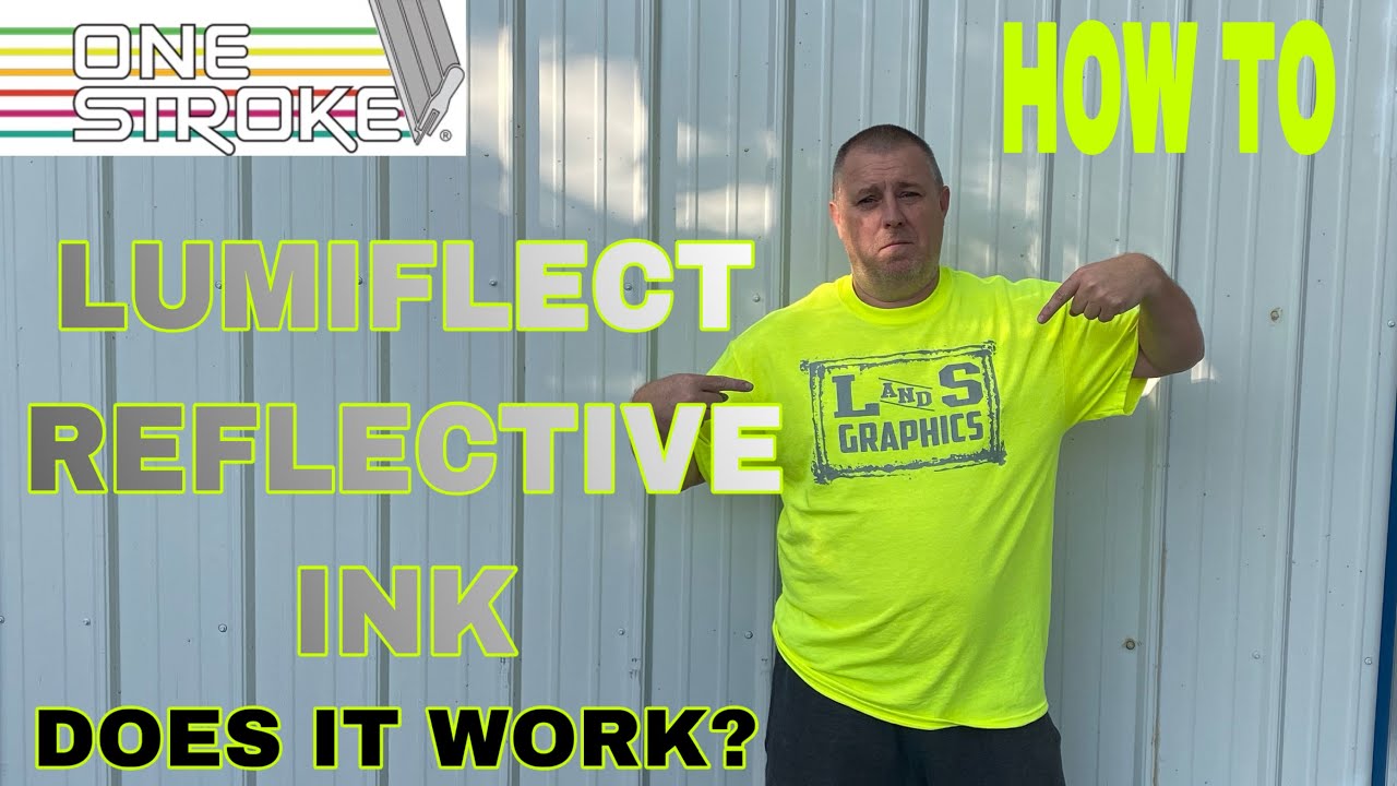 SCREEN PRINTING: How to use reflective ink