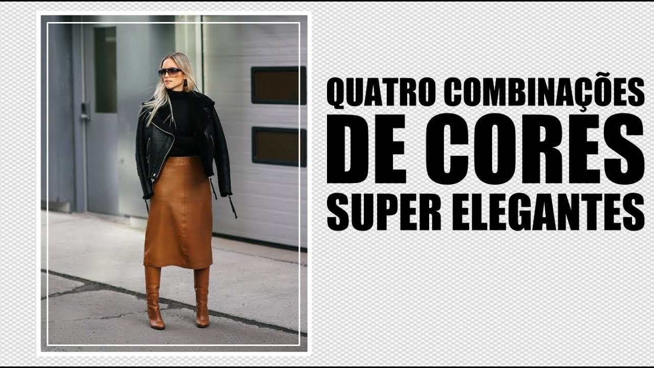 COMBINAÇÕES DE CORES ELEGANTES - Vitória Portes