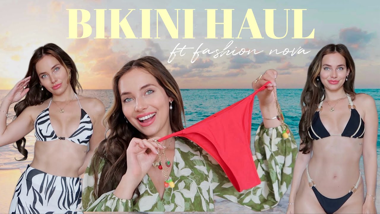 Fashion Nova Swim try-on haul