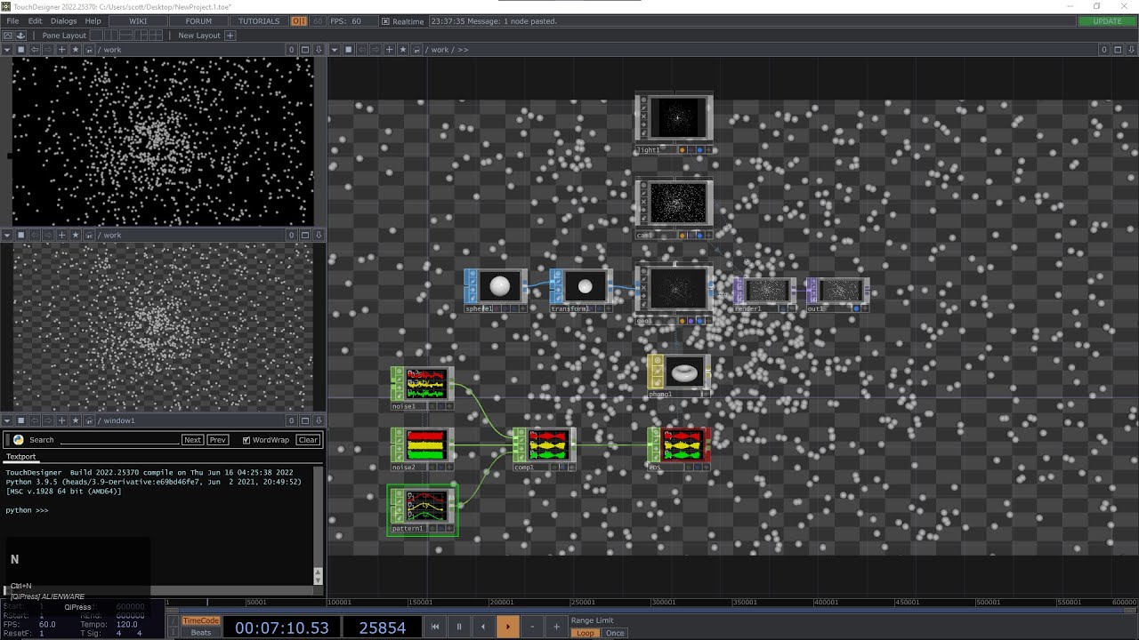 Interpolating instanced geometry's position with Composite CHOP in TouchDesigner