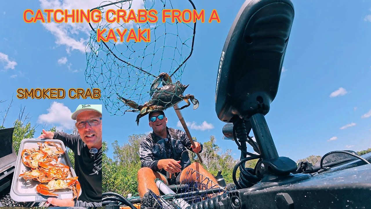 KAYAK CRABBING ADVENTURE- CATCHING BLUE CRABS -  CATCH & COOK