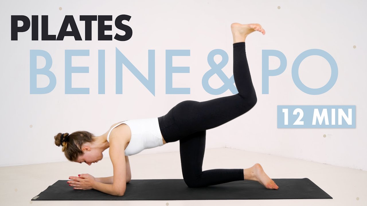 12 MIN PILATES für Po & Beine | Lower Body Workout