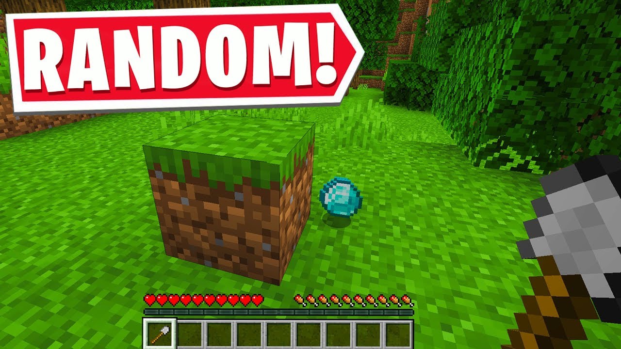 MINECRAFT BUT EVERY DROP IS RANDOM..