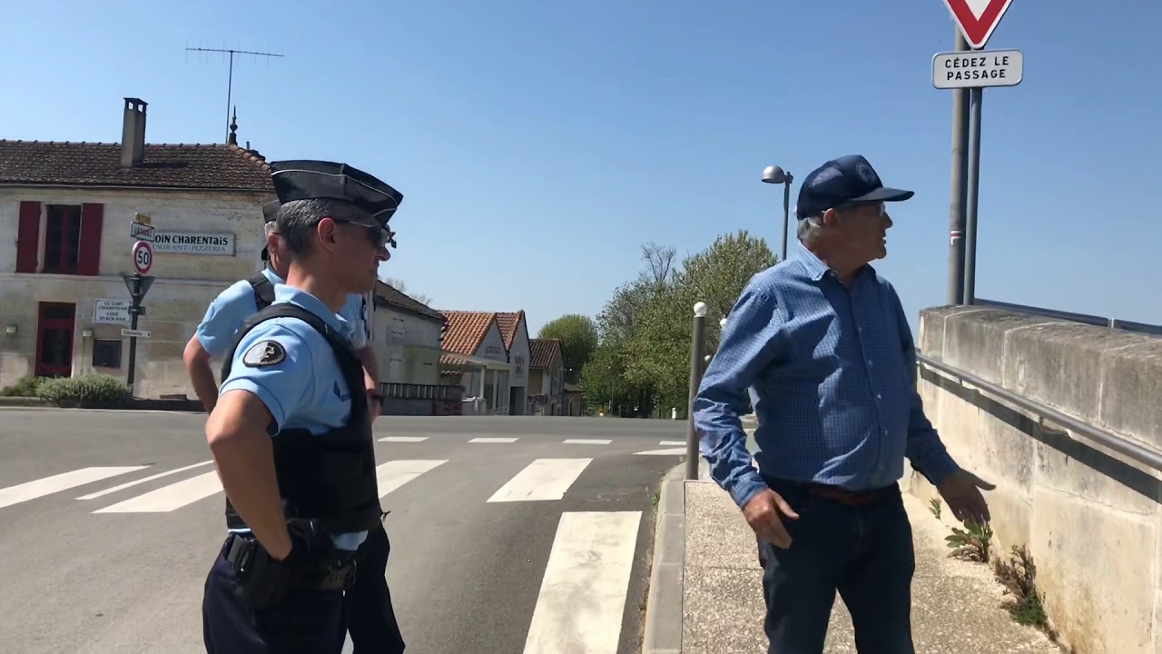Confinement: opération de contrôles de la brigade de gendarmerie de Jarnac
