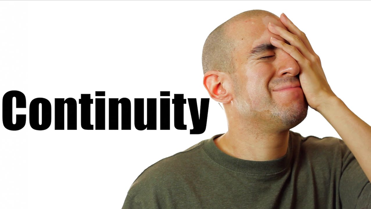 Film tutorials for beginners: What are continuity problems and a few tips to prevent them.