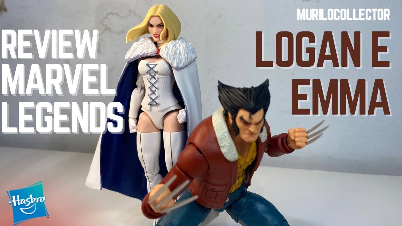Review EMMA FROST e LOGAN X-Men 97 Wave 3 Marvel Legends Hasbro | PT-BR