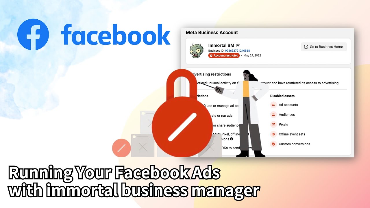 Immorta BM | How to use a Facebook Restricted Business Manager to run facebook ads #facebook #tricks