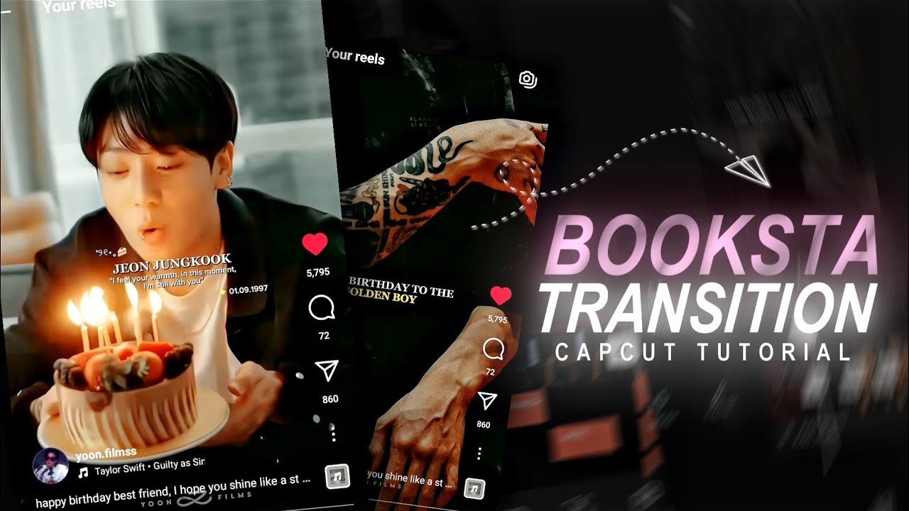 Viral Bookstagram Transition Edit || Capcut Tutorial