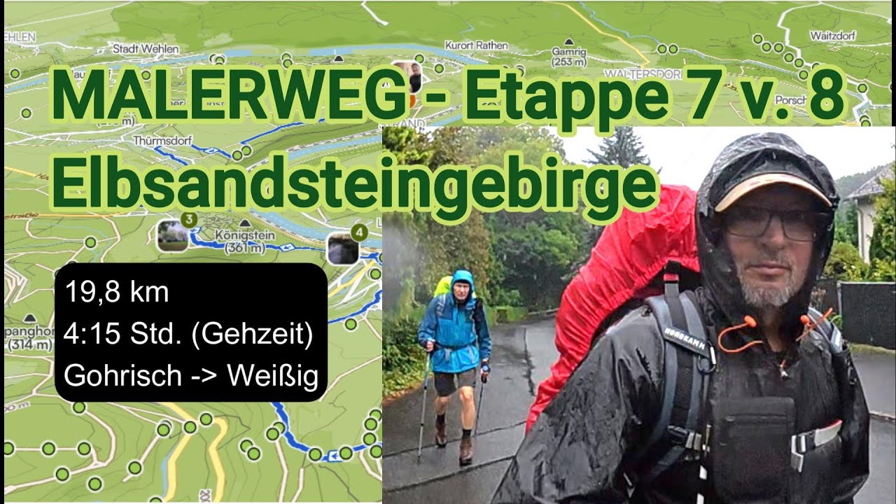 Malerweg Etappe 7 von 8 - Elbsandsteingebirge - Wandern