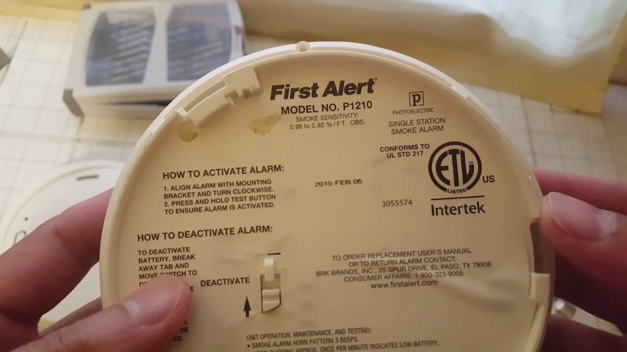 Обзор дымового извещателя First Alert P1210 с батареей на 10 лет