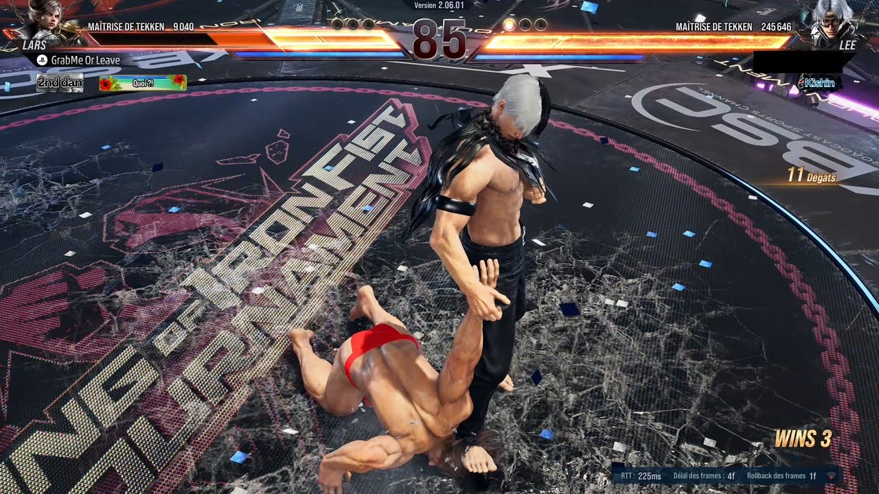 Tekken 8 | Lee grabs Lars ! Fighting / Gyaku Ryona
