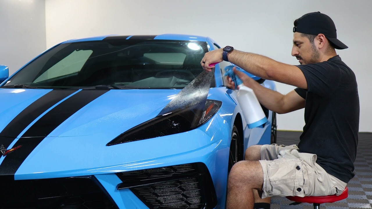 Chevrolet Corvette C8 2020-2025 Headlight Tint Install