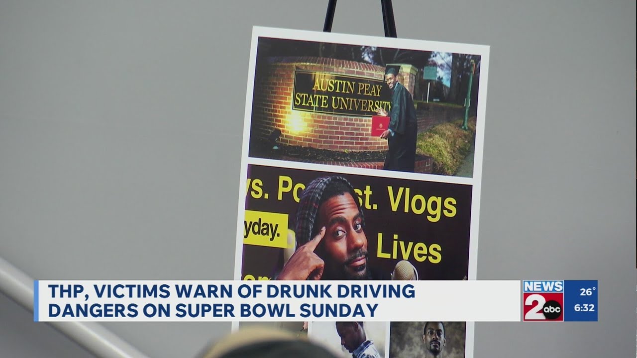 THP, victims warn of drunk driving dangers on Super Bowl Sunday