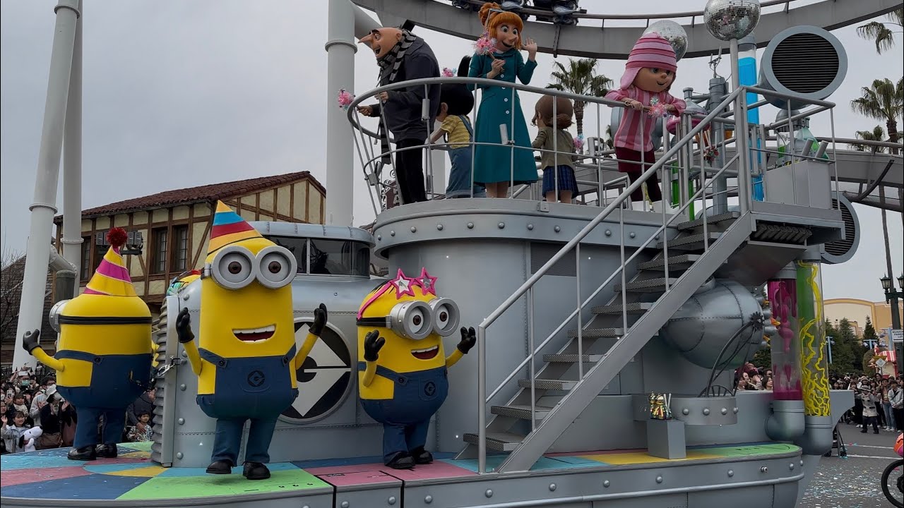 【USJ】NO LIMIT! パレード ～Discover U!!! バージョン～　ミニオンフロート　2026/3/6 14:00（4K HDR 60fps）