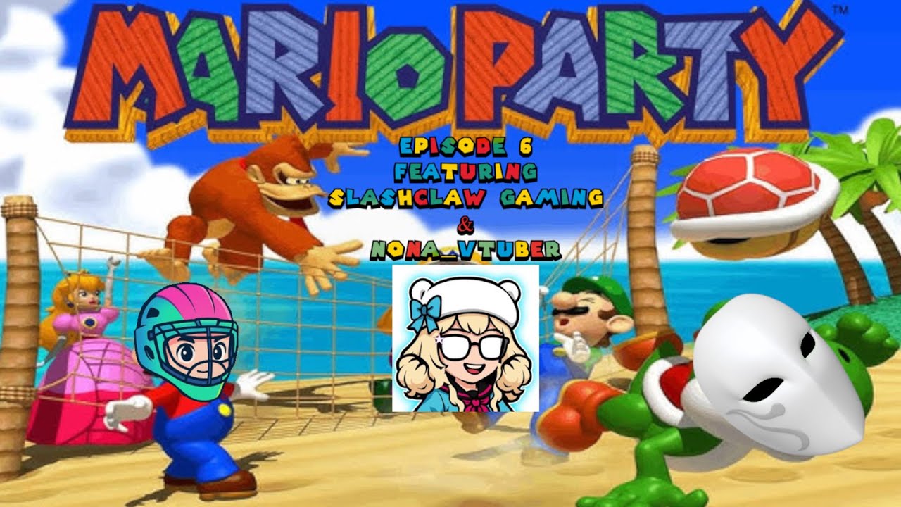 Twitch Livestream - Mario Party w/ @SlashClawGaming & @nona_vtuber  - Episode 6