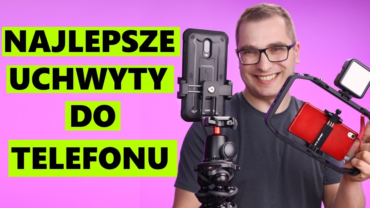 Tanie Akcesoria Do Filmowania Telefonem - Uchwyty Na Statyw Do Nagrywania