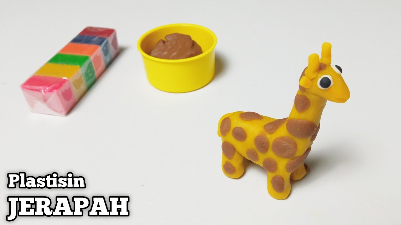 Cara Membuat Jerapah Dari Plastisin | Sangat Mudah | Kerajinan Tangan
