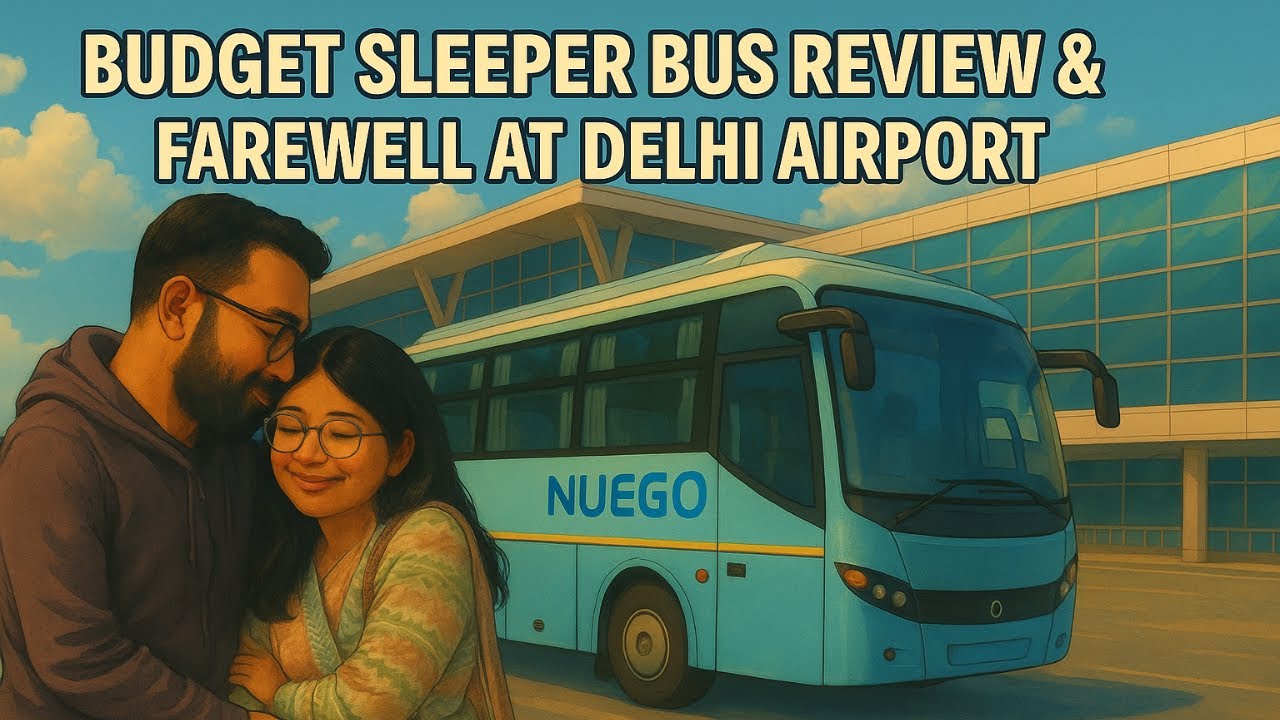 Chandigarh to Delhi Sleeper Bus Journey: Budget Travel to Delhi Airport | Bus Review & Experience