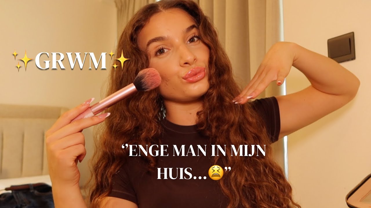 GRWM | POLITIE ZET ENGE MAN UIT MIJN AIRBNB...