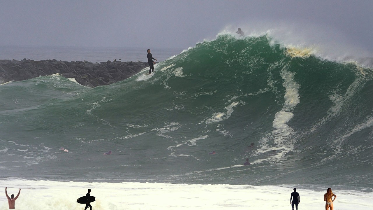 The Wedge 2025 | Best Waves & Rides of the Year 🌊 | RAW FOOTAGE