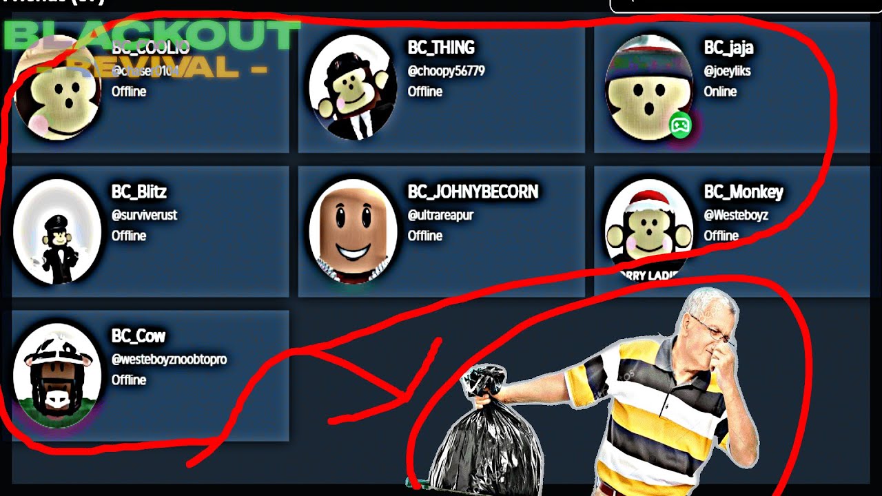 Fighting THE WORST Roblox Blackout: Revival clan