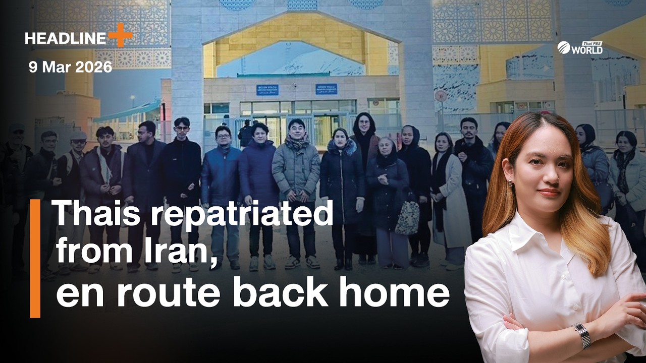 Thais repatriated from Iran, en route back home