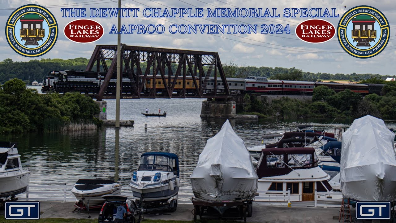 The Dewitt Chapple Memorial Special - AAPRCO Convention 2024 Chase on the Finger Lakes Railway