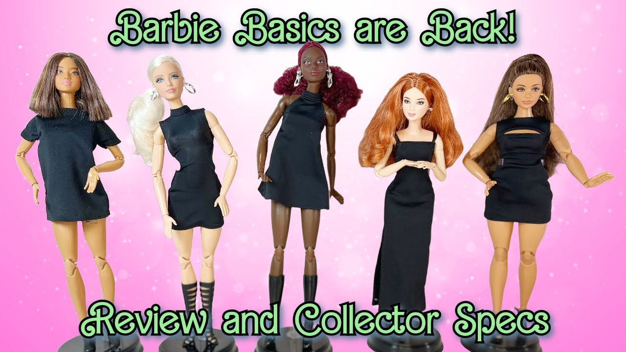 Barbie Basics 2025 Review &  Info - Skin Tone Face Sculpt and DO THEY FIT IN ALL THE CLOTHES/SHOES?