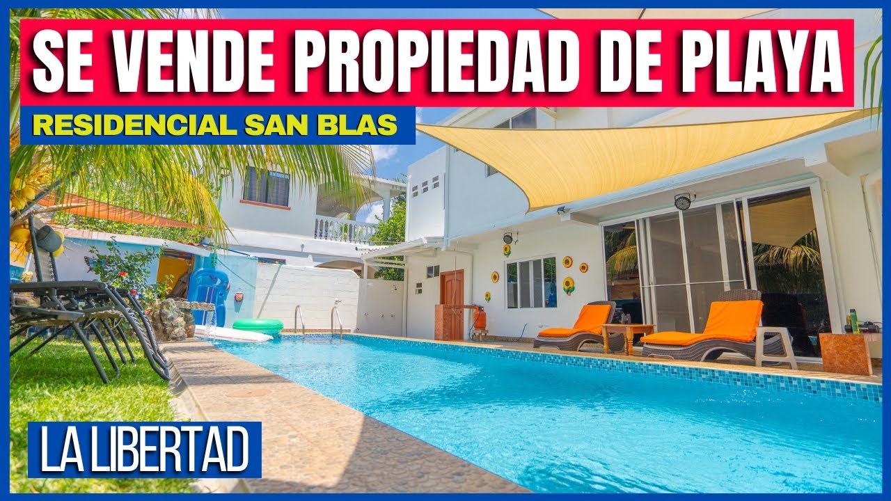 SE VENDE CASA DE PLAYA EN SAN BLAS EL SALVADOR / PRECIO $379 MIL
