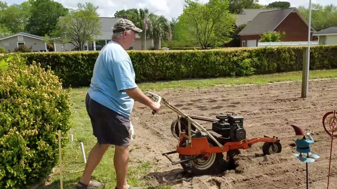 Lay Out Garden Tiller & Row Buster